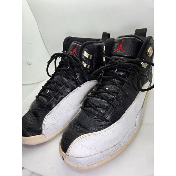 Air Jordan 12 Retro “Playoff” 2022 Shoes Men’s 10 Black White Athletic Sneakers main image 8